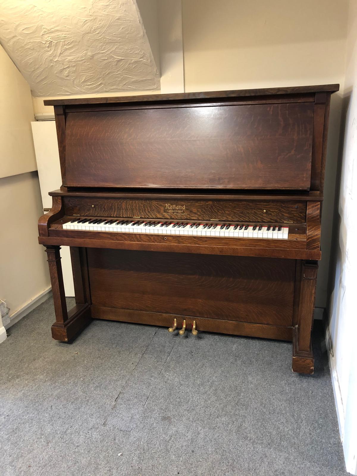 Holland Cabinet Grand Upright Piano