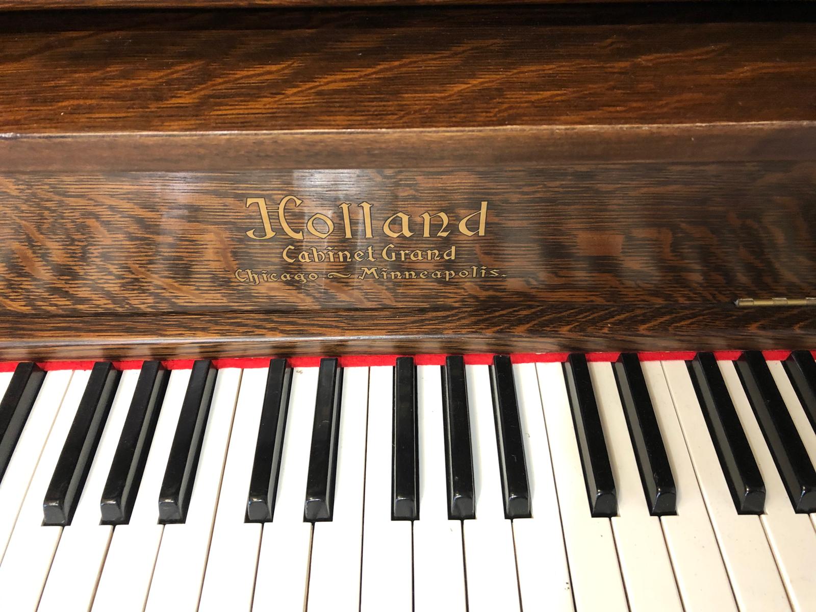 Holland Cabinet Grand Upright Piano - Image 3