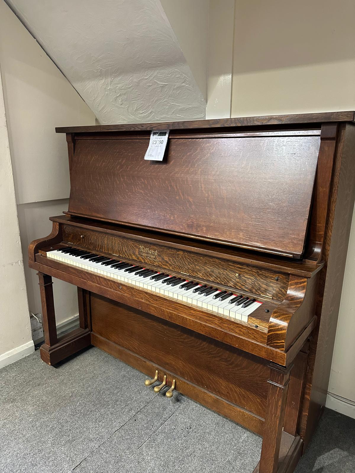 Holland Cabinet Grand Upright Piano - Image 7