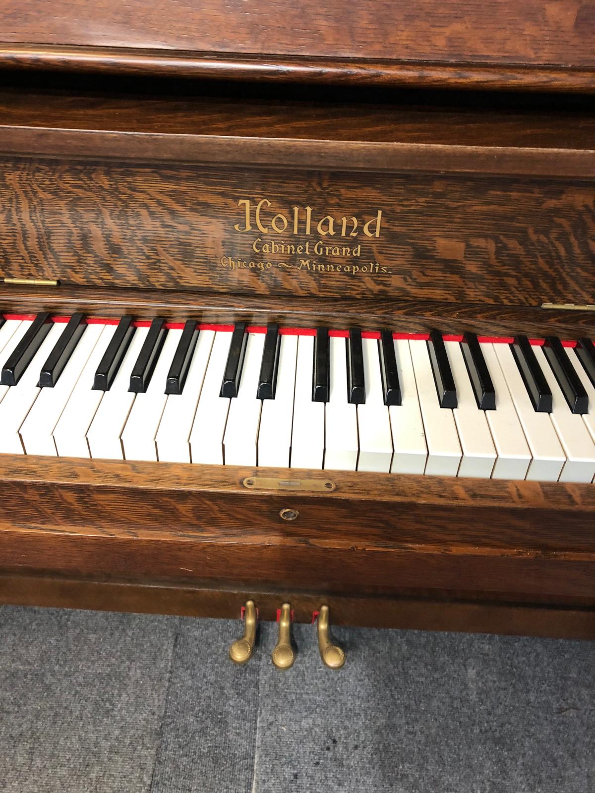 Holland Cabinet Grand Upright Piano - Image 4