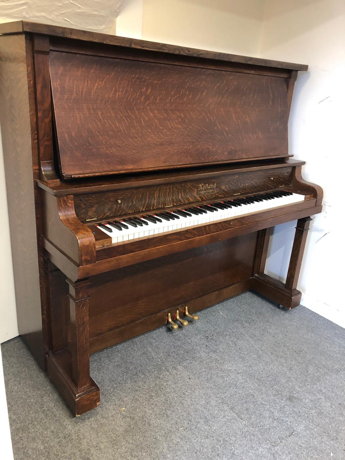 Holland Cabinet Grand Upright Piano - Image 6